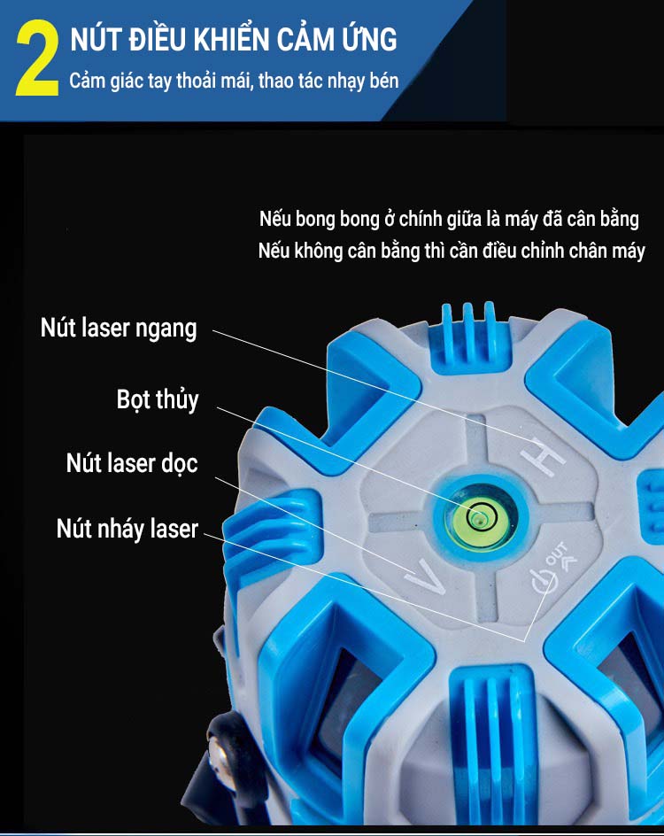 Máy Cân Bằng Laser Geotes Class A 5 tia